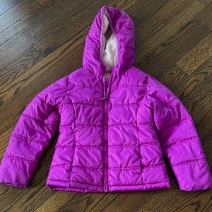 Faded Glory Kids Magenta Puffer Jacket